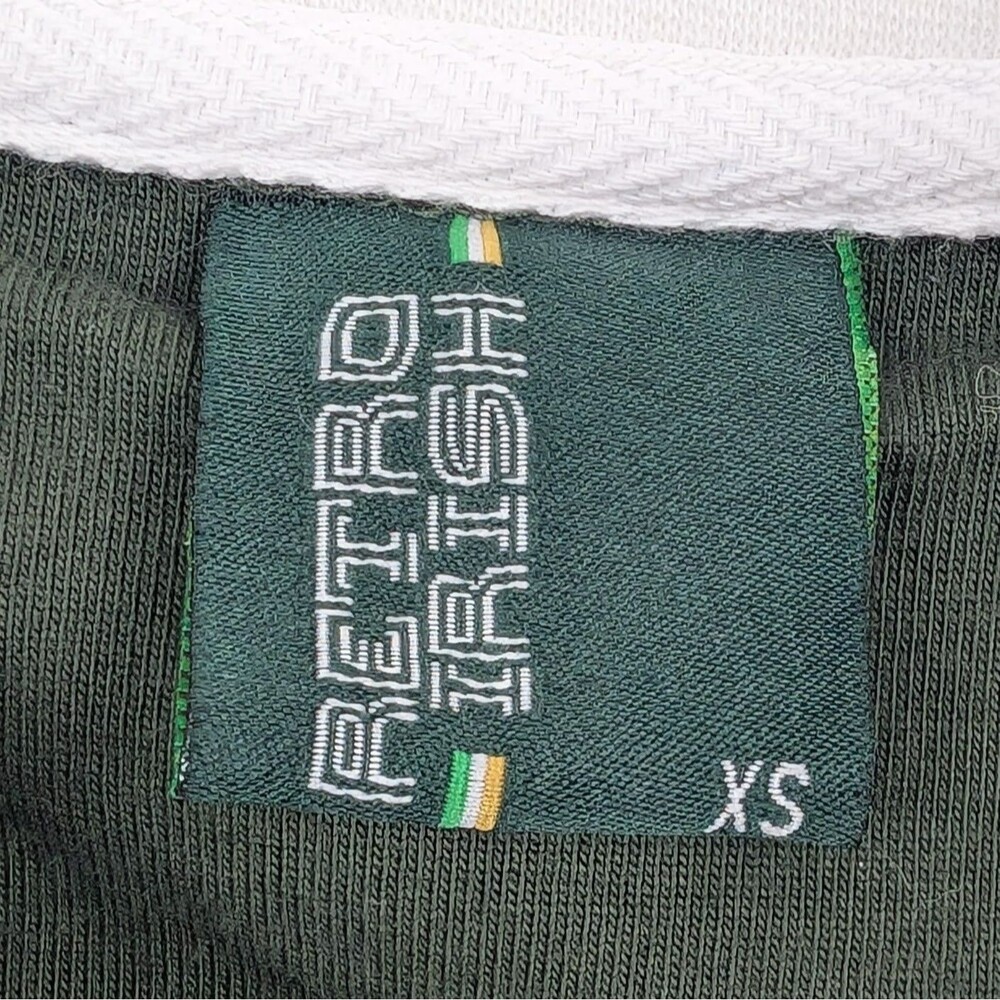 Retro Irish Ireland XS Mens Heavy Long Sleeve Shirt Soccer Football Rugby - Picture 7 of 11